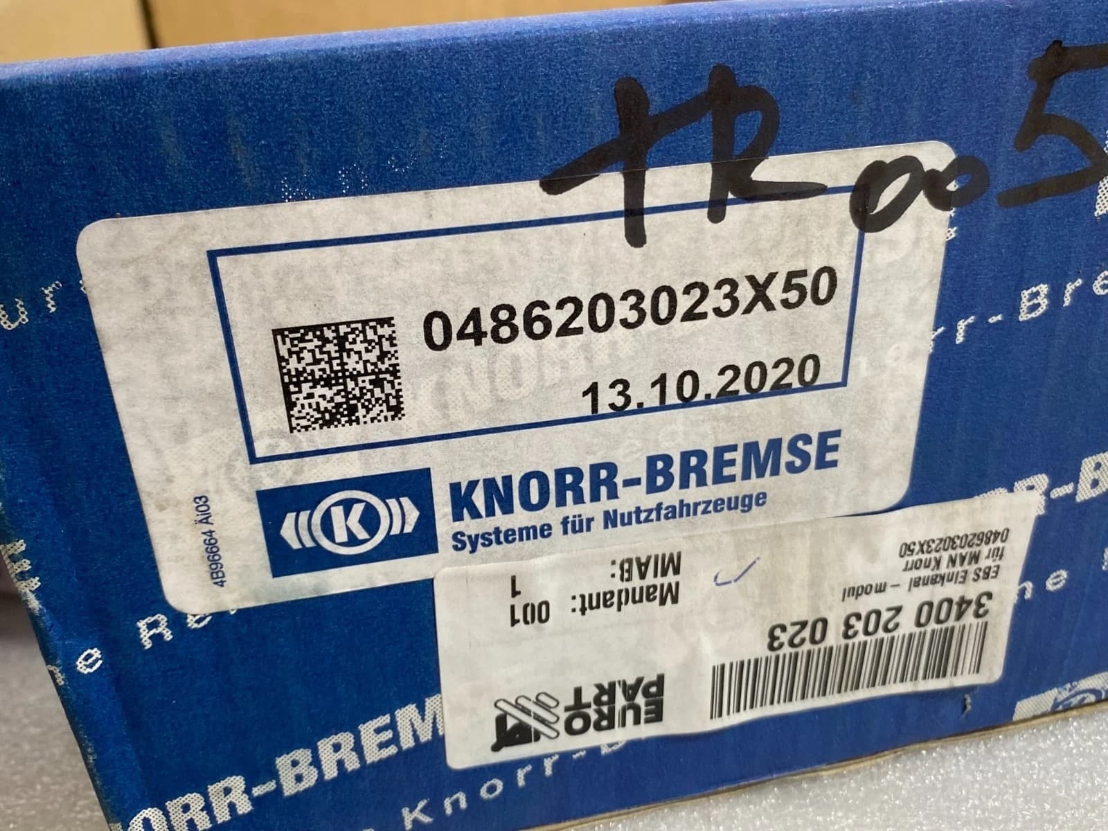 Unidad de control modulador Ebs Knorr 0486203023 nuevo 5