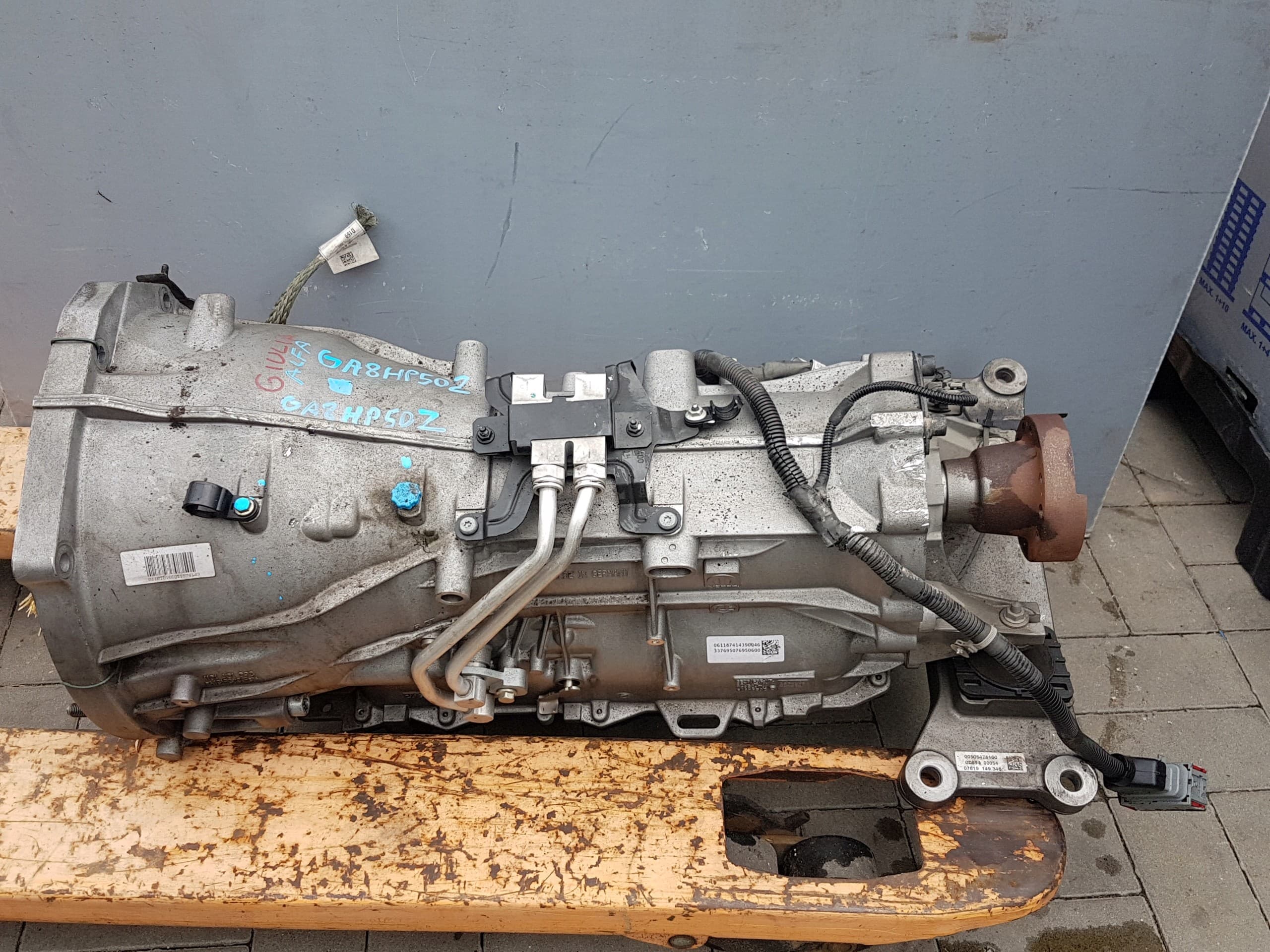 Caja de Cambios Completa Alfa Romeo Giulia GA8HP502 usado 3