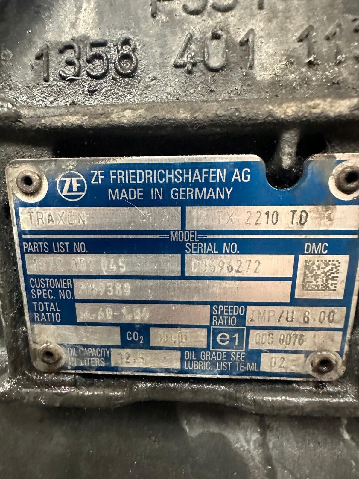 Caja de Cambios Automática Daf 106 105 12 AS 2330 12 AS 2331 usado 3