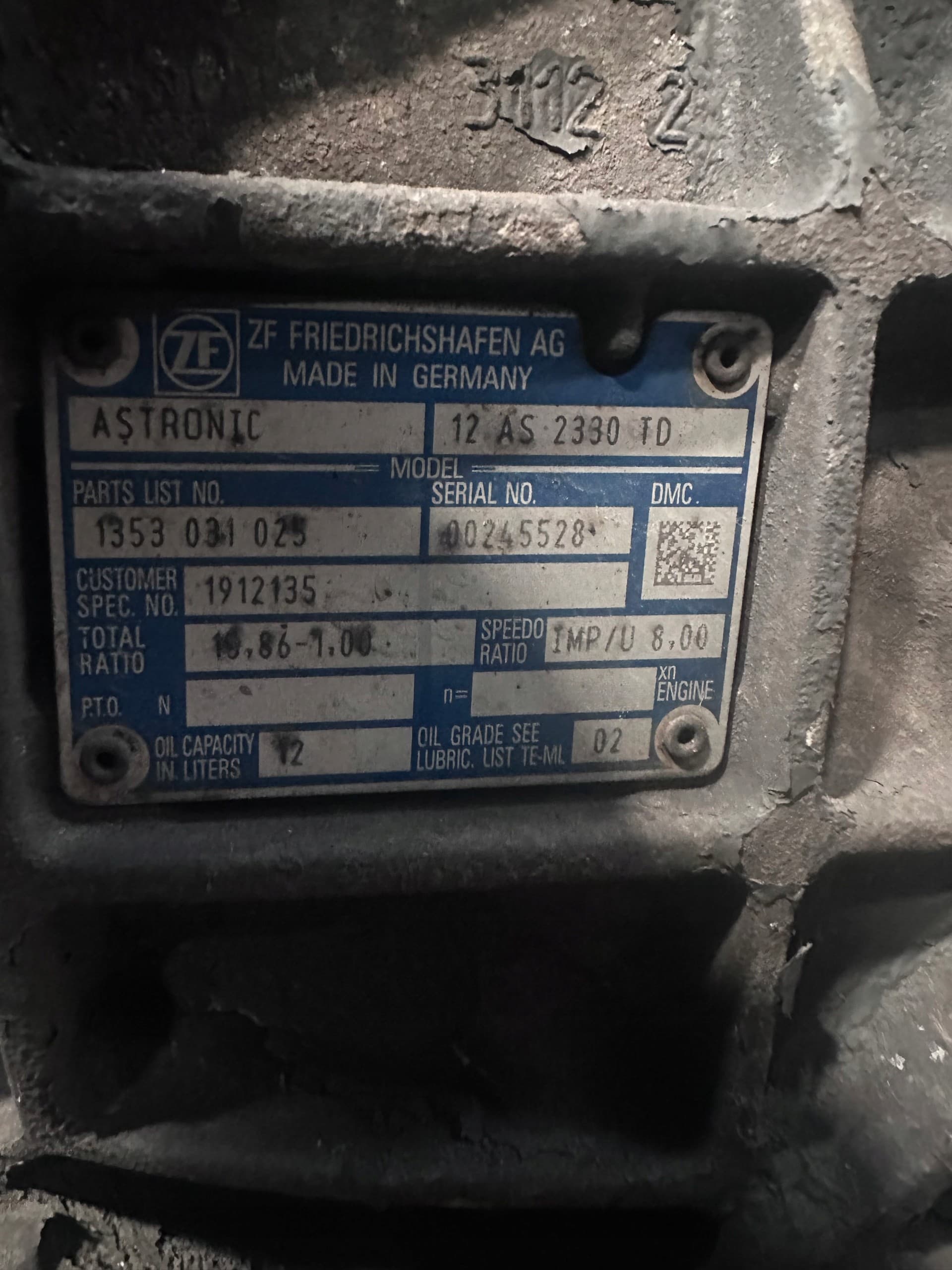 Caja de Cambios Automática Daf 106 105 12 AS 2330 12 AS 2331 usado 4