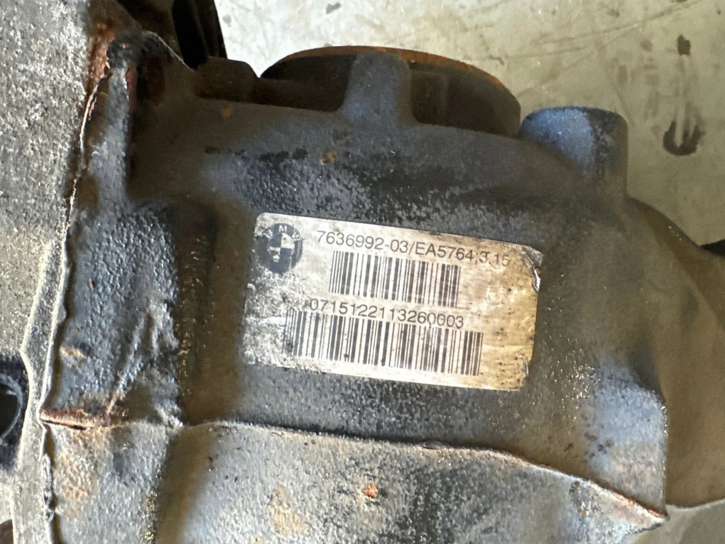 Diferencial trasero BMW X5 F15 2017 7636992 usado 5