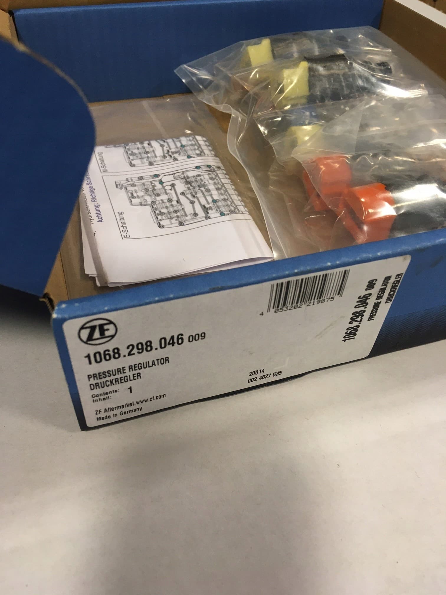 Válvula solenoide ZF 1068.298.046 para transmisión automática nuevo 7