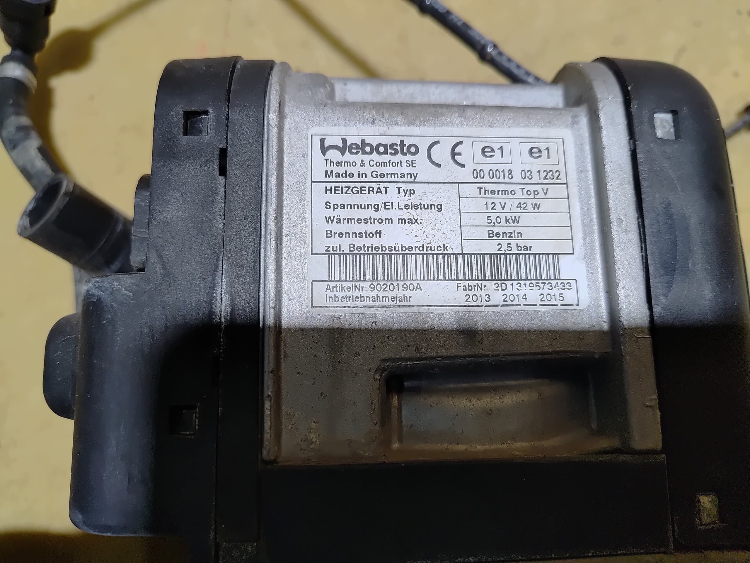 Webasto para Golf VI Plus, Audi, Skoda 1K0015005MK usado 6