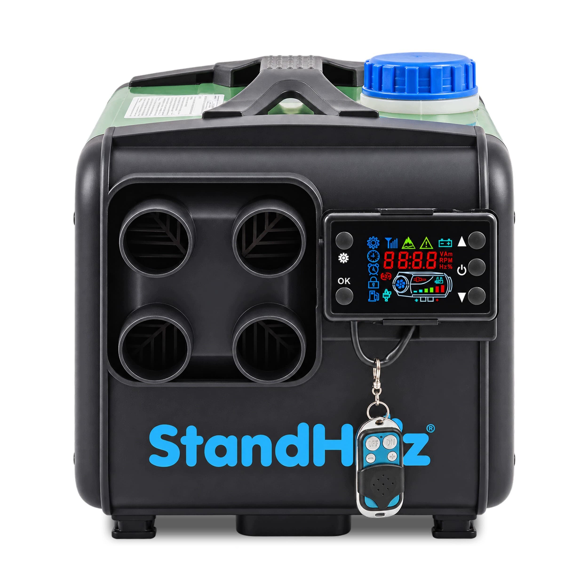 Calefactor estacionario portátil StandHeiz 8 kW 12V 24V 230V usado 5