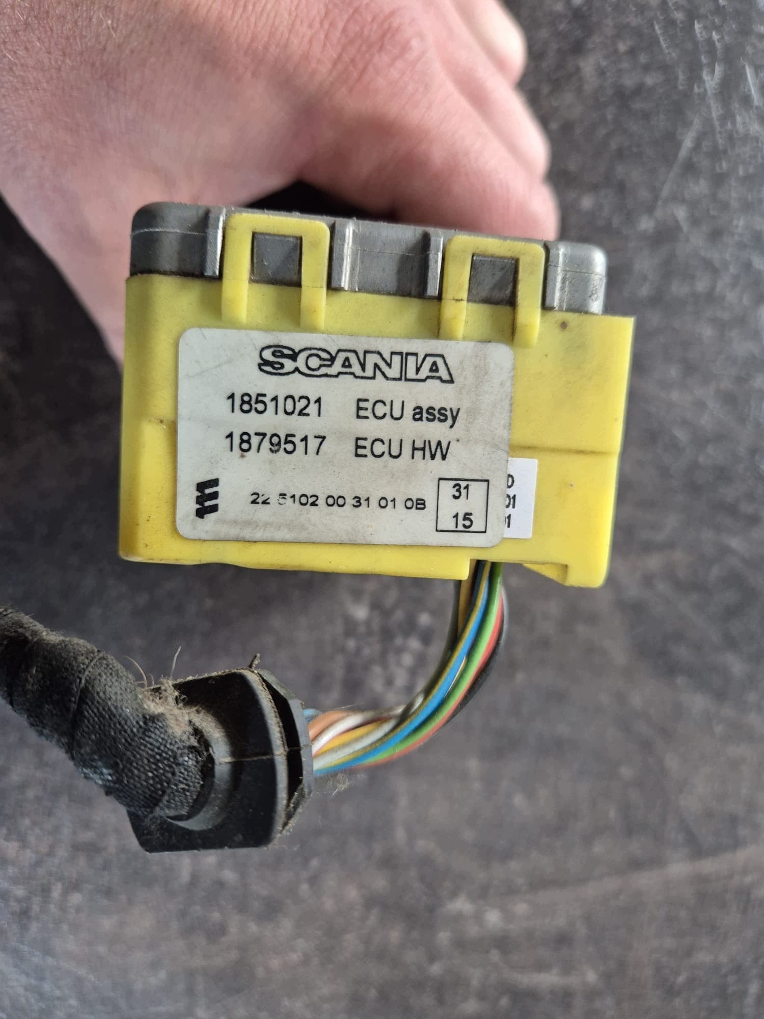 Controlador Webasto Scania R 1851021 usado 3