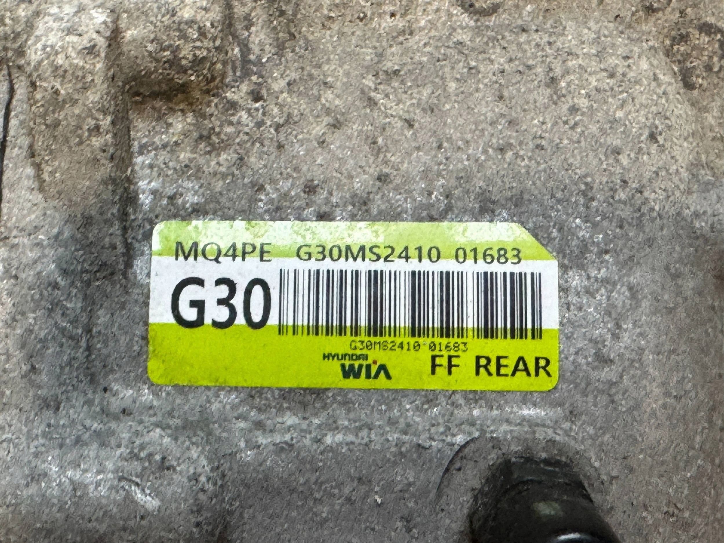 Diferencial trasero Kia Sorento IV G30MS2410 usado 6