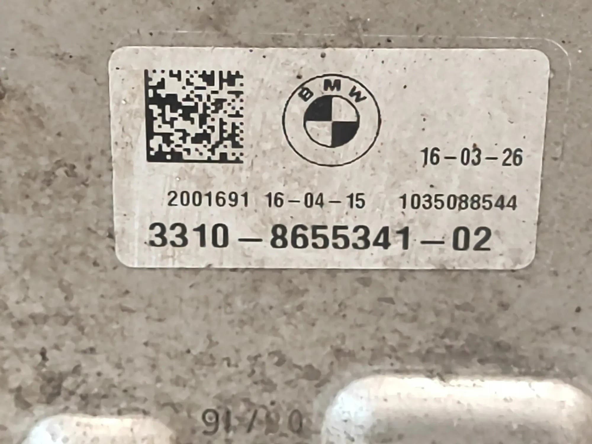 Reductor trasero BMW X1 (F48) 33108655341 2.0L diésel 2016 usado 3