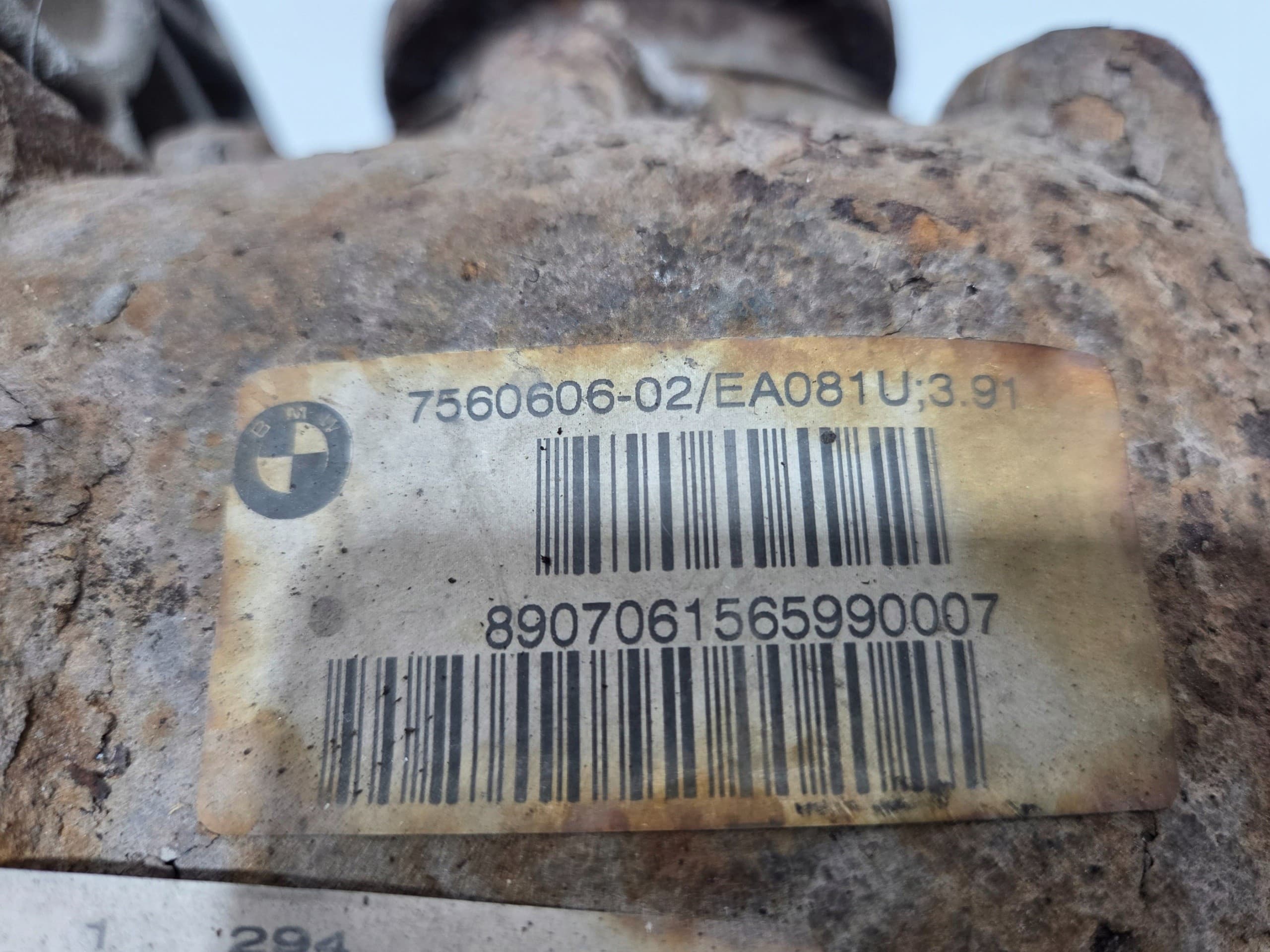 Diferencial BMW E60 X Drive N53B30A 7560606 3.91 usado 2
