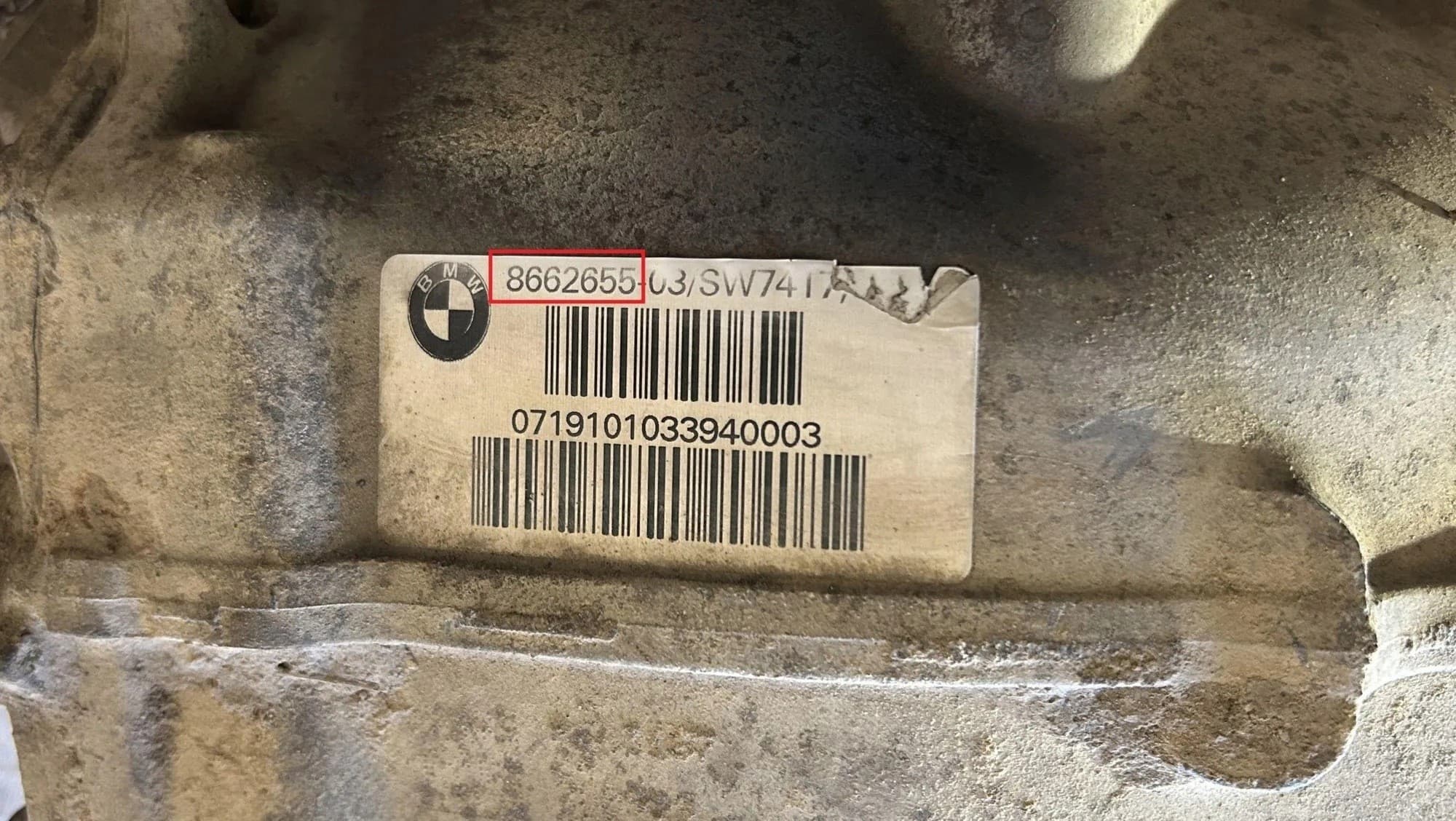 Reductor trasero BMW C08187 0.0L diésel 2020 usado 3