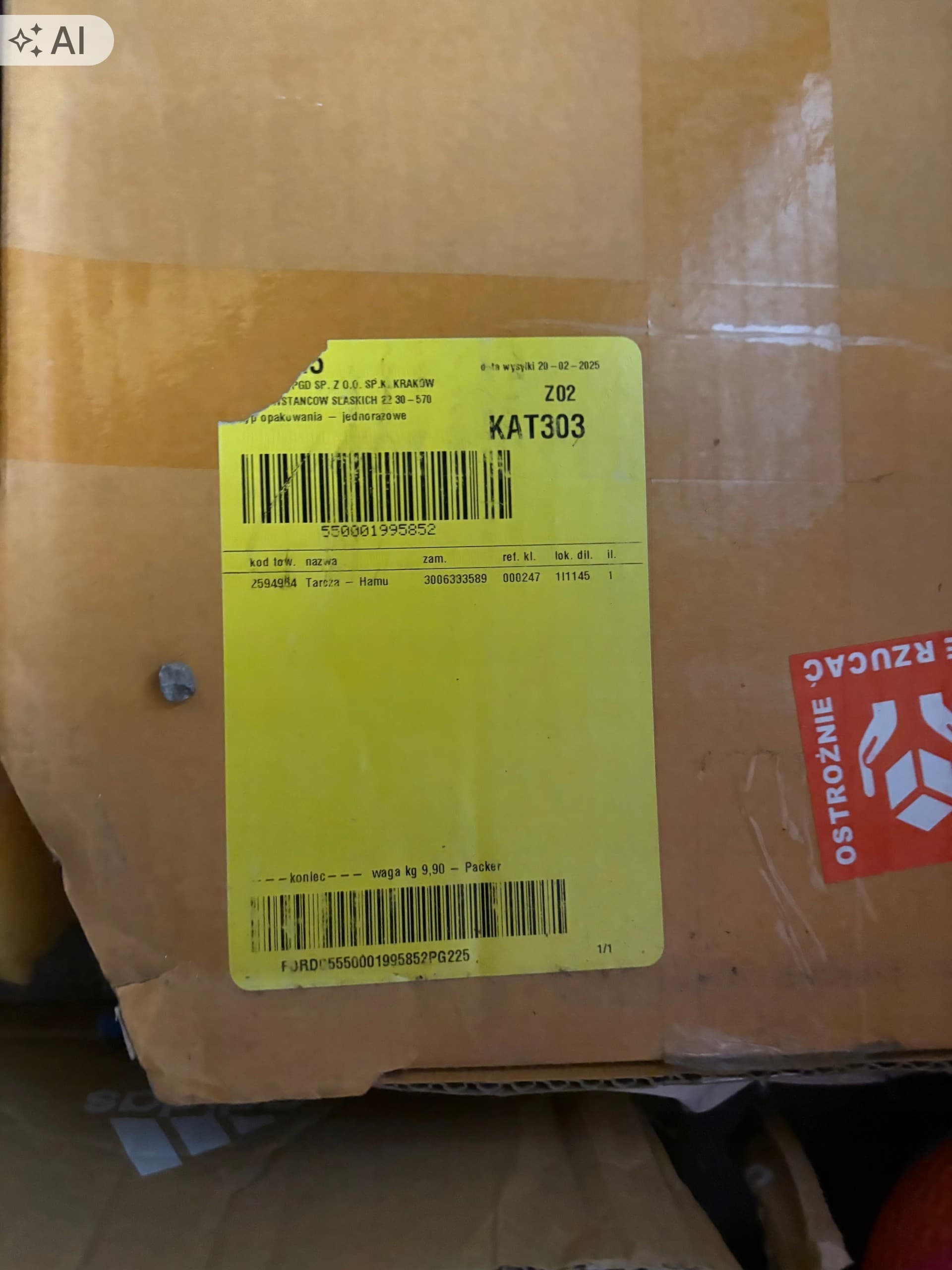 2 Discos de Freno Traseros Ford Ranger T9 2594964 Genuinos nuevo 4