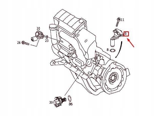 Sensor de nivel de aceite Mercedes-Benz Clase A W168 nuevo 4