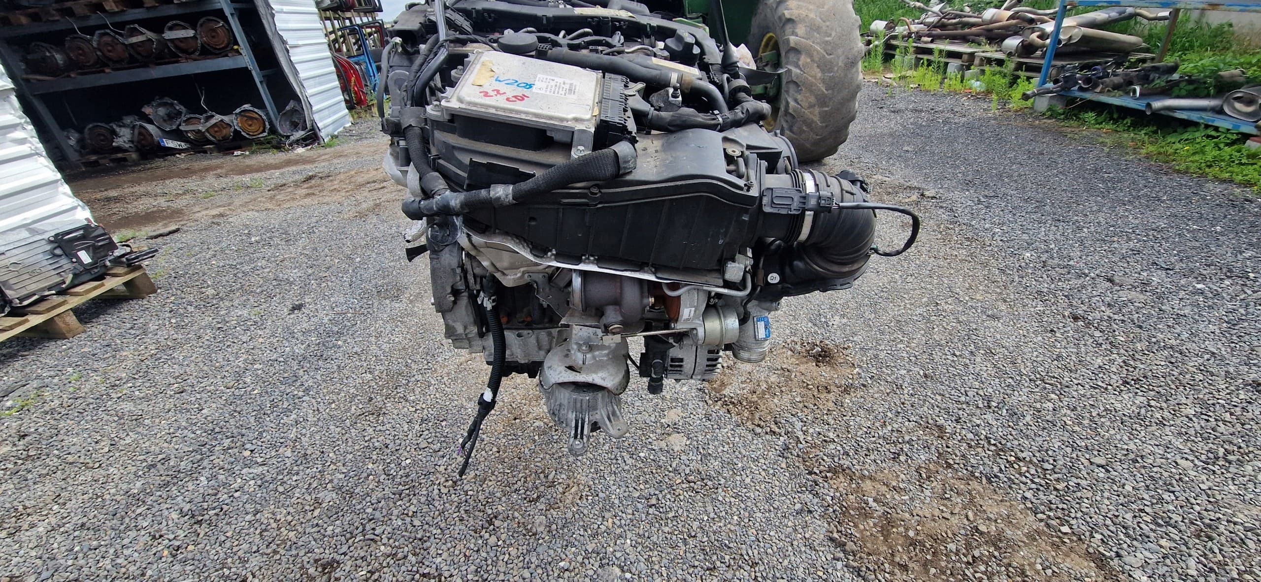 Motor completo 2,2 CDI para Mercedes Clase C W205 económico usado 5