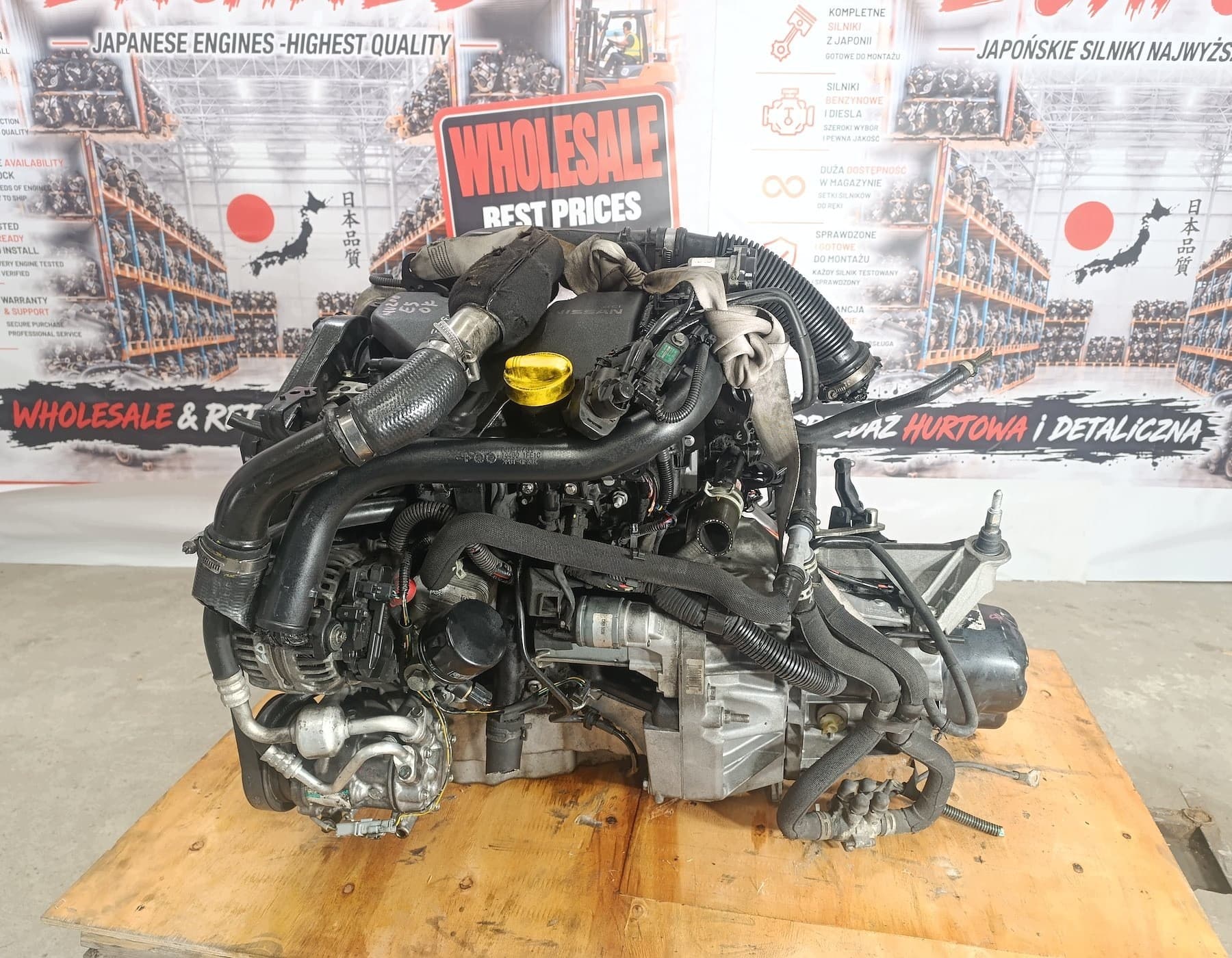 Motor Diésel Nissan Note E11 1.5 DCI K9KC400 JR5140 2009 usado 2