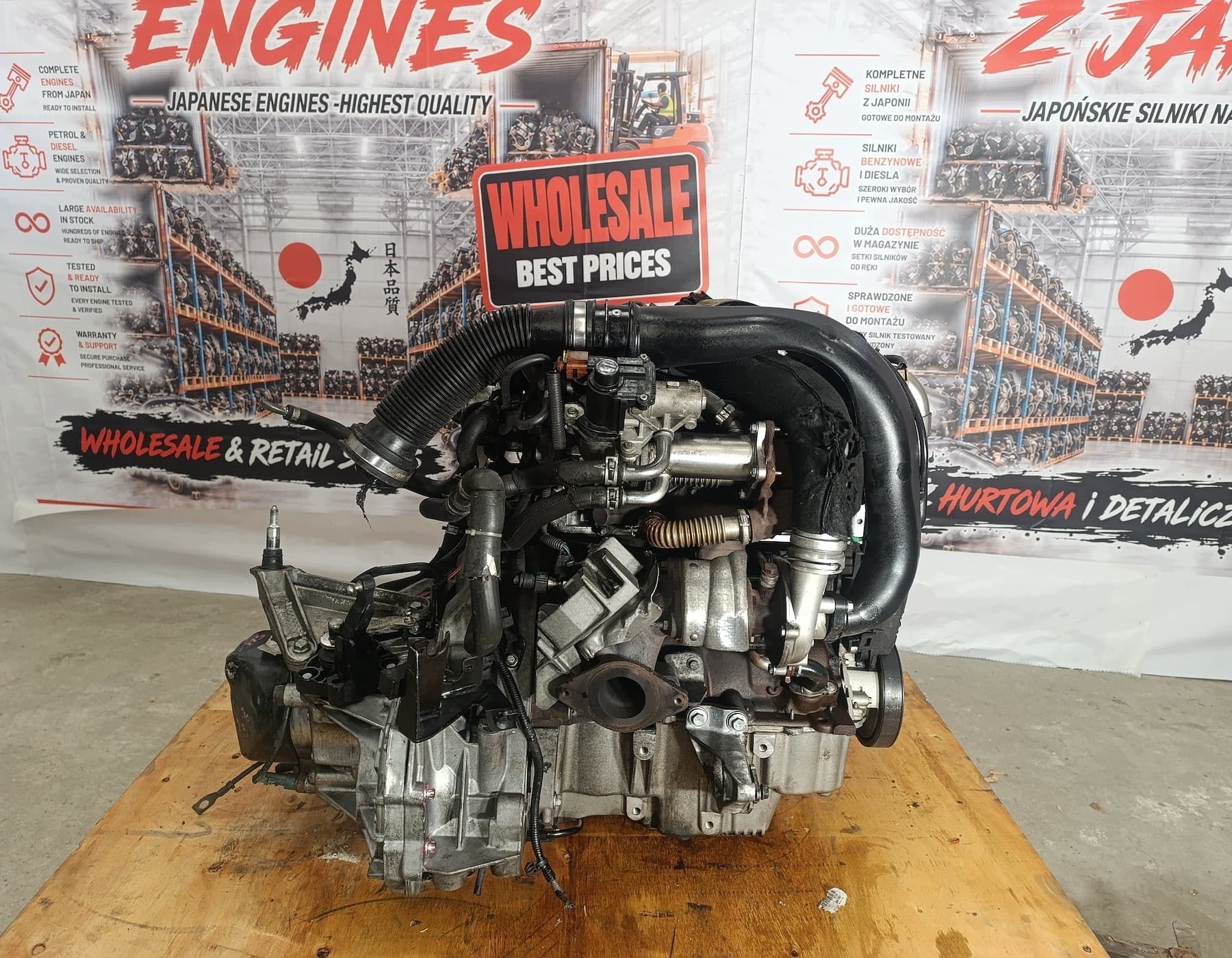 Motor Diésel Nissan Note E11 1.5 DCI K9KC400 JR5140 2009 usado 4