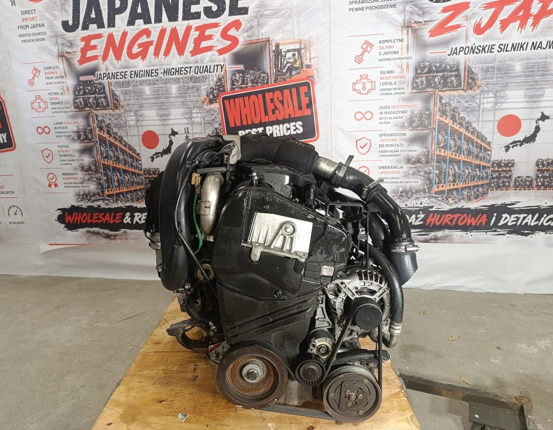 Motor Diésel Nissan Note E11 1.5 DCI K9KC400 2009 usado 5