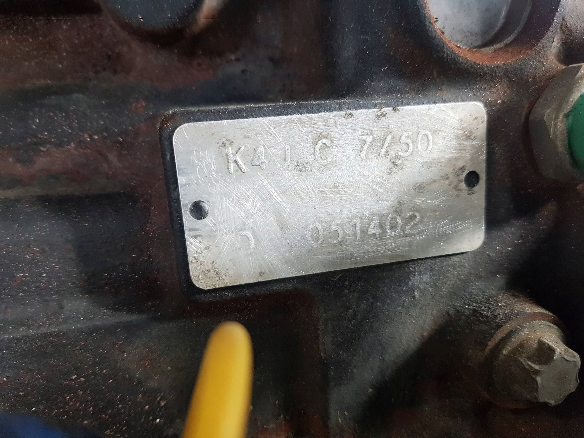 Motor trasero 1.4 95CV 1.4 K4J750 Renault Scenic usado 4