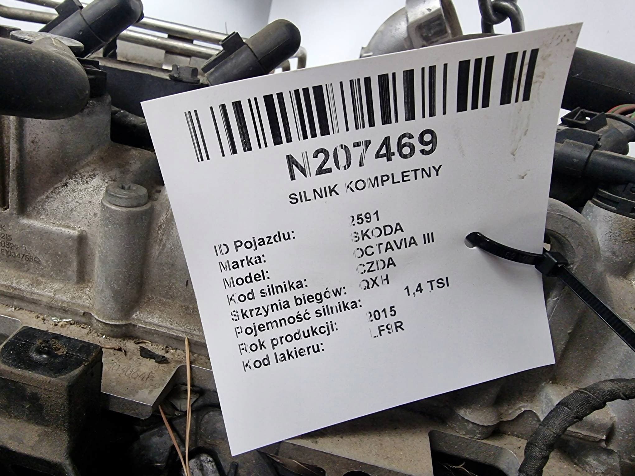 Motor Completo Czda 1.4 TSI 149 CV Skoda Octavia Iii usado 5