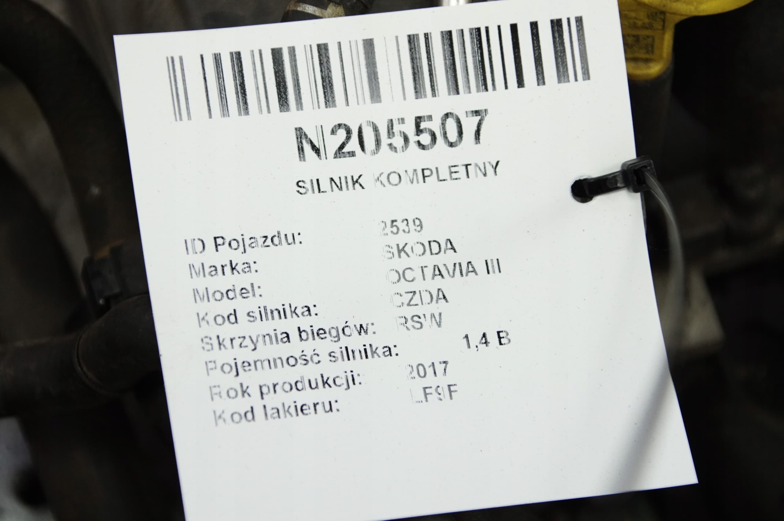 Motor Completo Czd 1.4 TSI 149 CV Skoda Octavia Iii usado 5