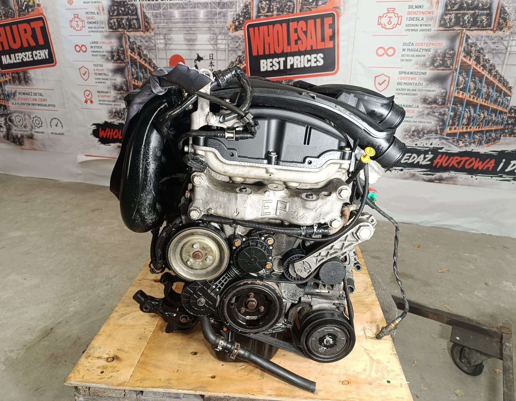 Motor de gasolina Peugeot 3008 1.6 Thp 5F02 10FJBJ 2010 usado
