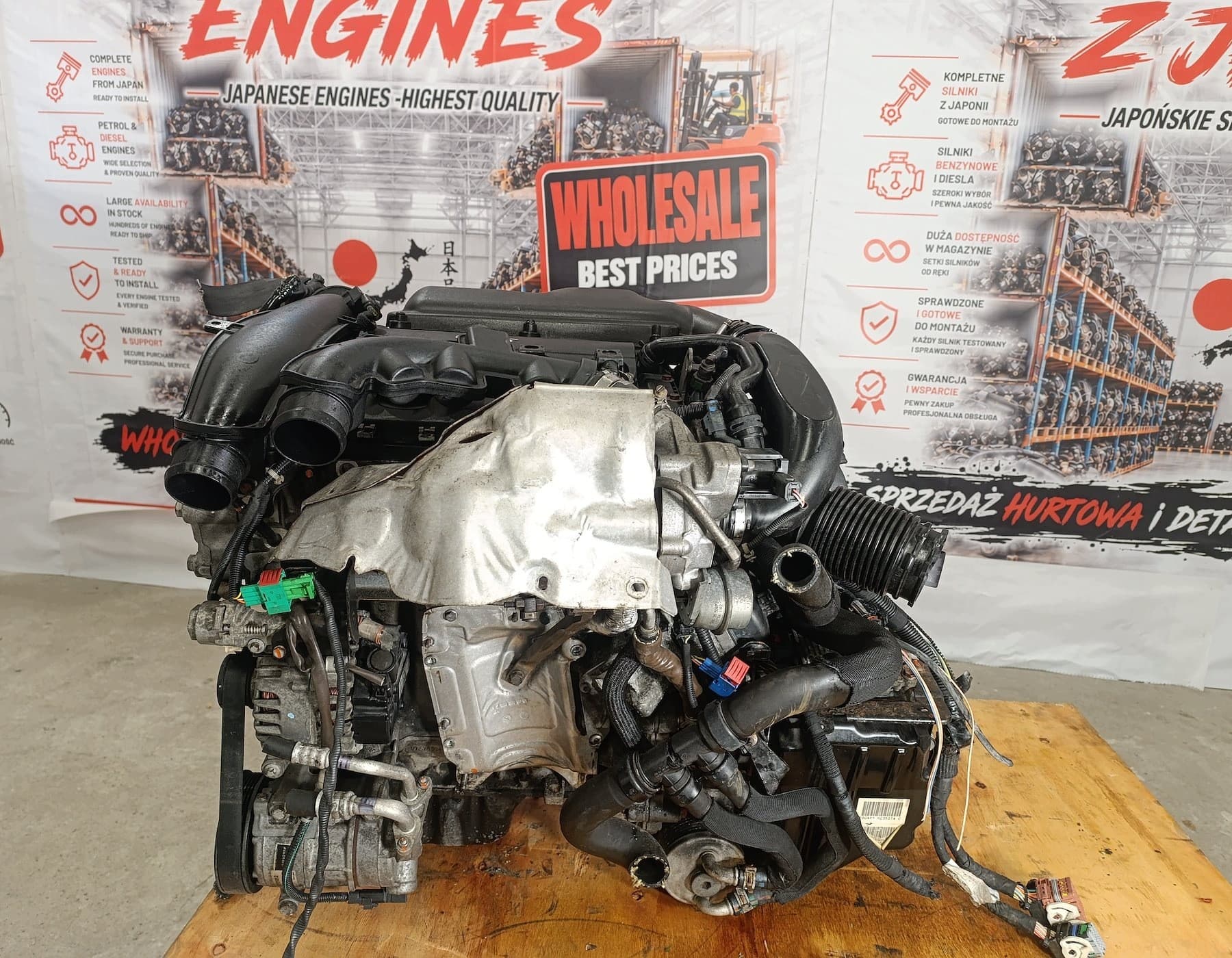Motor de gasolina Peugeot 3008 1.6 Thp 5F02 10FJBJ 2010 usado 2