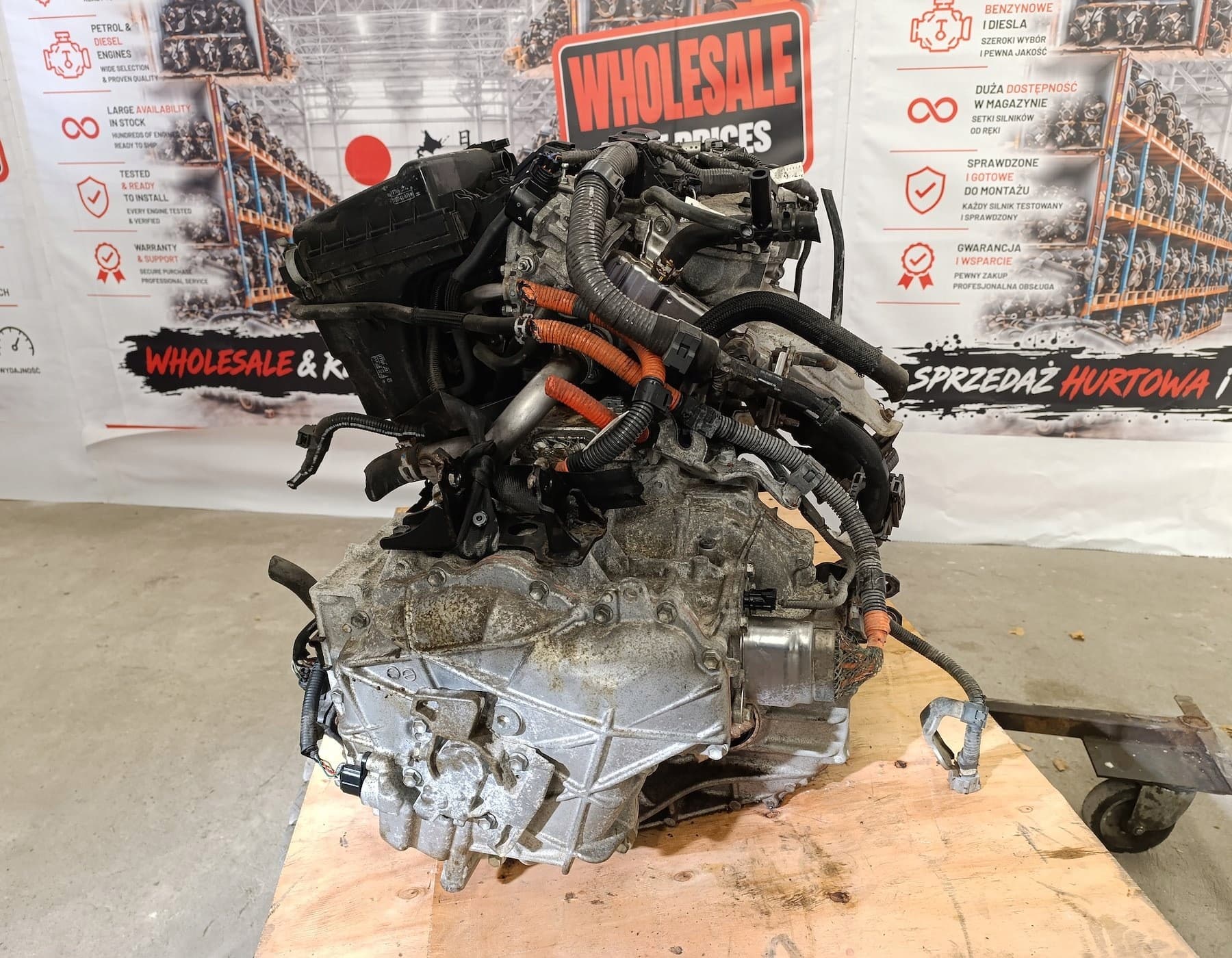 Motor de gasolina Toyota Prius Iii 1.8 X2ZR-W20N 2ZR 2012 usado 3