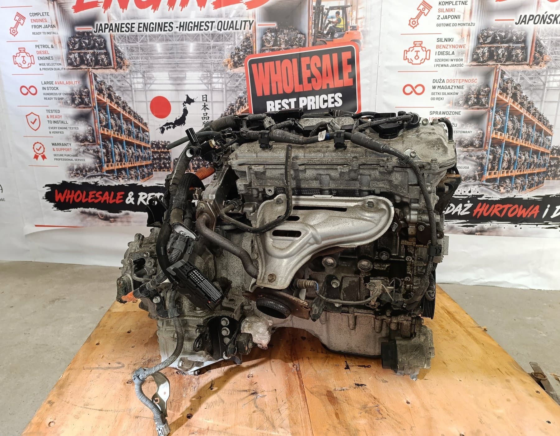 Motor de gasolina Toyota Prius Iii 1.8 X2ZR-W20N 2ZR 2012 usado 4