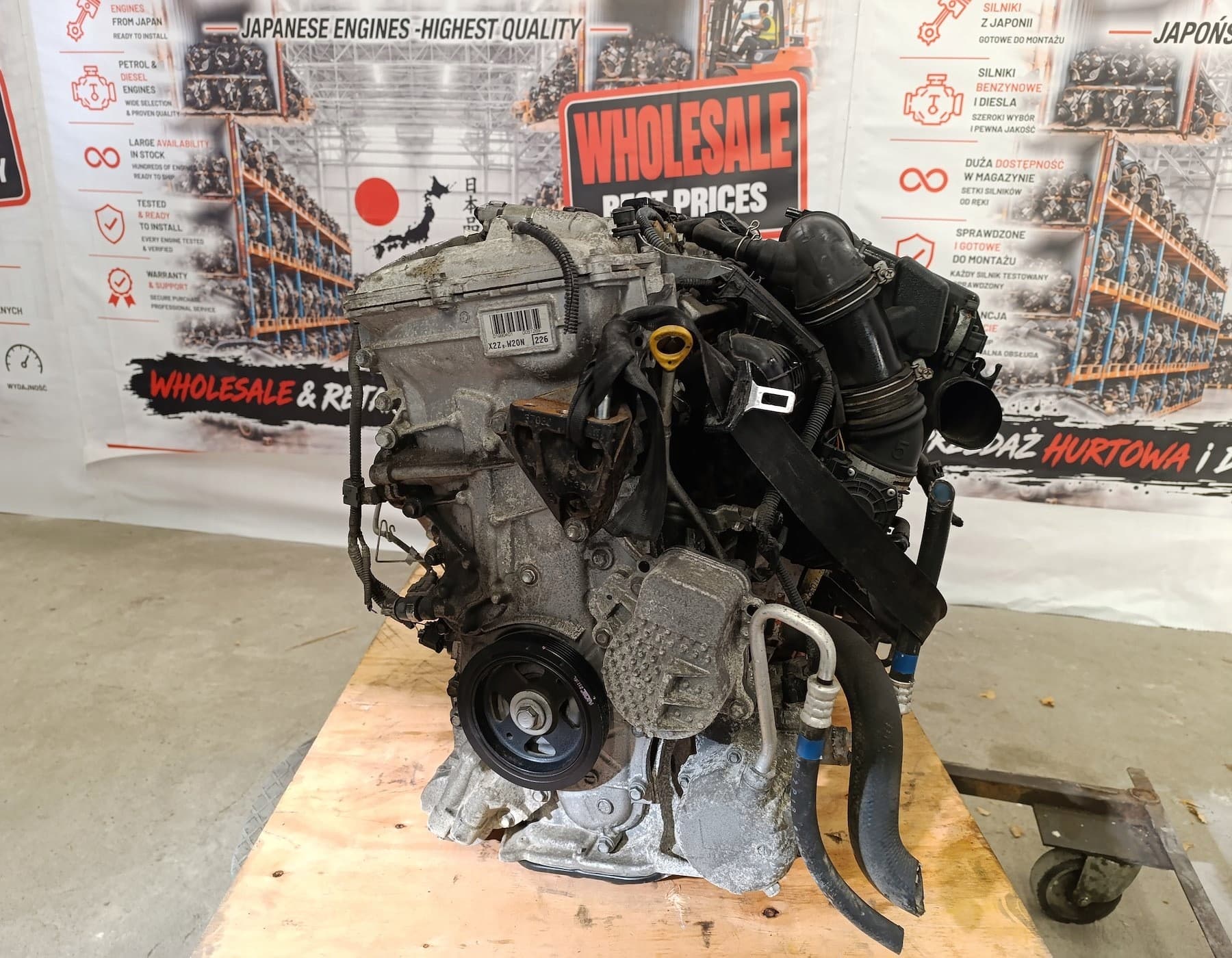 Motor de gasolina Toyota Prius Iii 1.8 X2ZR-W20N 2ZR 2012 usado 5