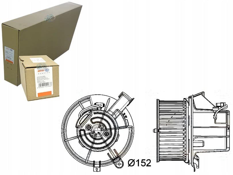 Ventilador Soplador Behr Hella 2048200008 20482002 nuevo