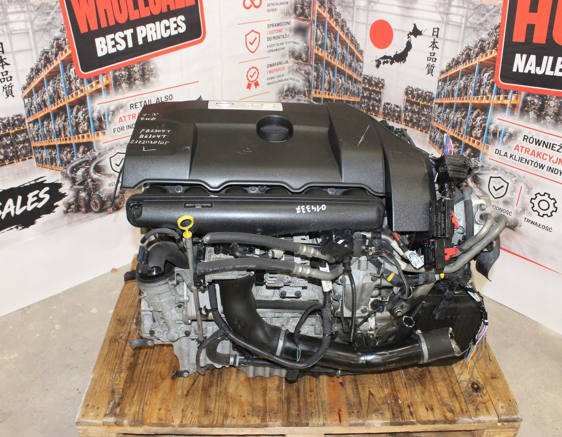 Motor de gasolina Volvo XC60 3.0 T6 B6304T 2011 usado