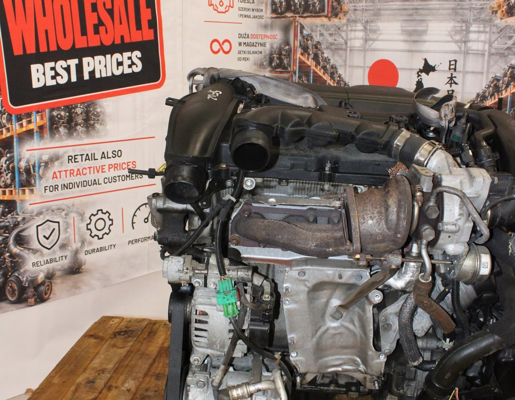 Motor de gasolina Peugeot 3008 1.6 Thp 5F02 10FJBW 2012 usado 6