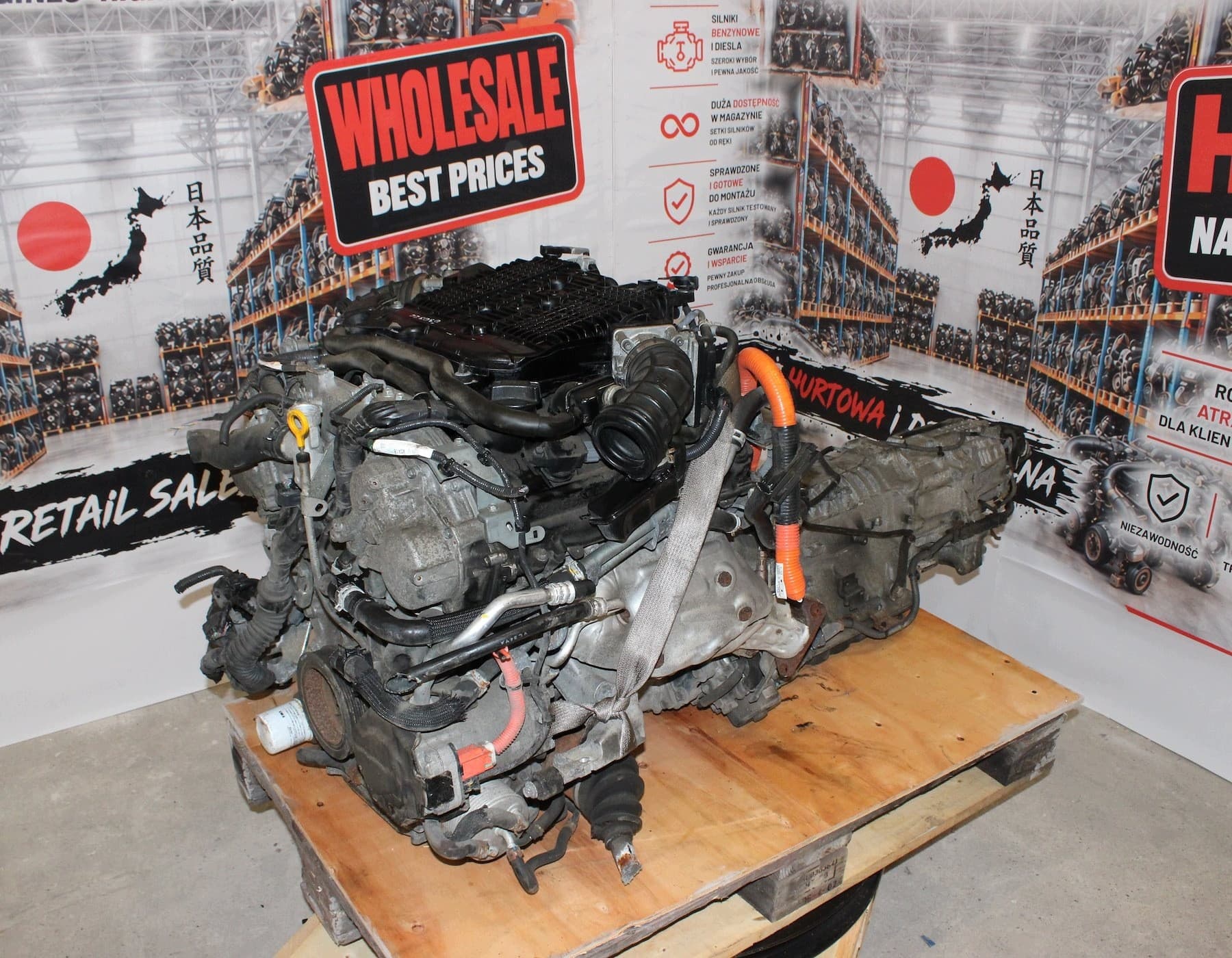Motor de gasolina Infiniti Q50 3.5 V6 VQ35/Box 4X4 3SX8A/Ecu usado