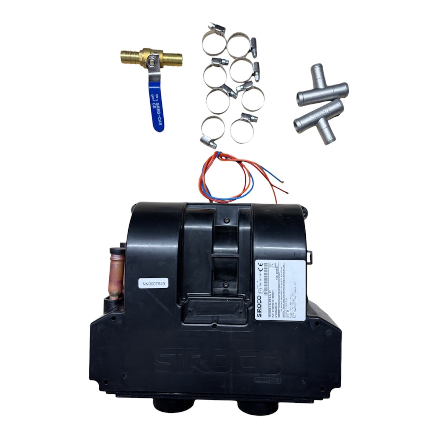 Set Calentador de Agua Tenere 50 mm, 4,3 kW 24 V con Válvula nuevo
