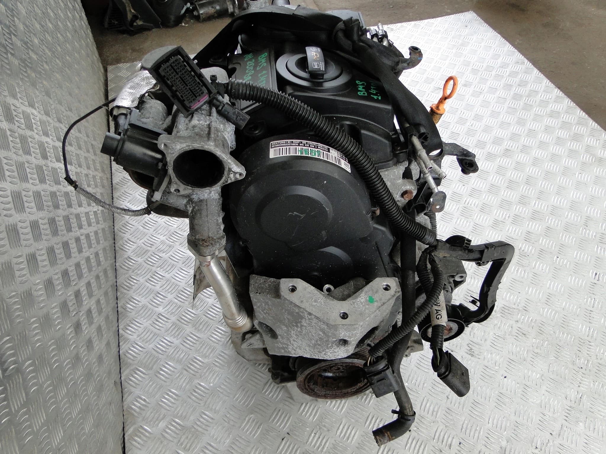 Motor 1.4 TDI Bms Seat Ibiza Iii 6L 6L0 2008 Completo usado 4