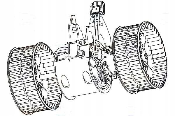 Motor de Soplador Behr Hella 9014058 69412707010 nuevo 2