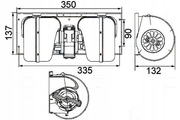 Ventilador Soplador Behr Hella nuevo 2