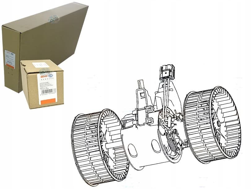 Motor del ventilador Behr Hella 9014058 69412707010 nuevo