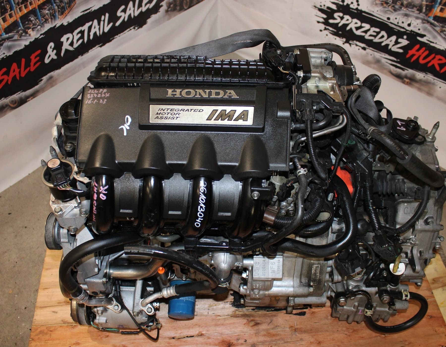 Motor de gasolina Honda Insight 1.3 Hybrid Ima LDA3 completo usado 4