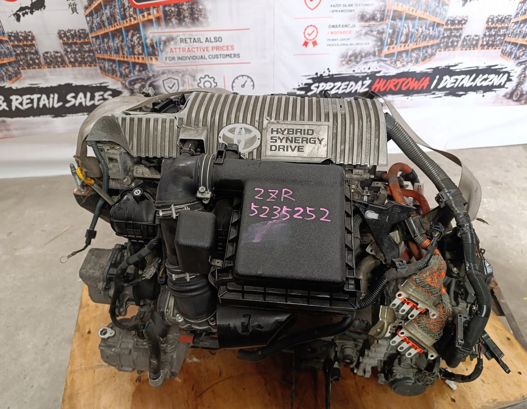 Motor de gasolina Toyota Prius Iii 1.8 X2ZRW20N 2ZR T070 2011 usado 5