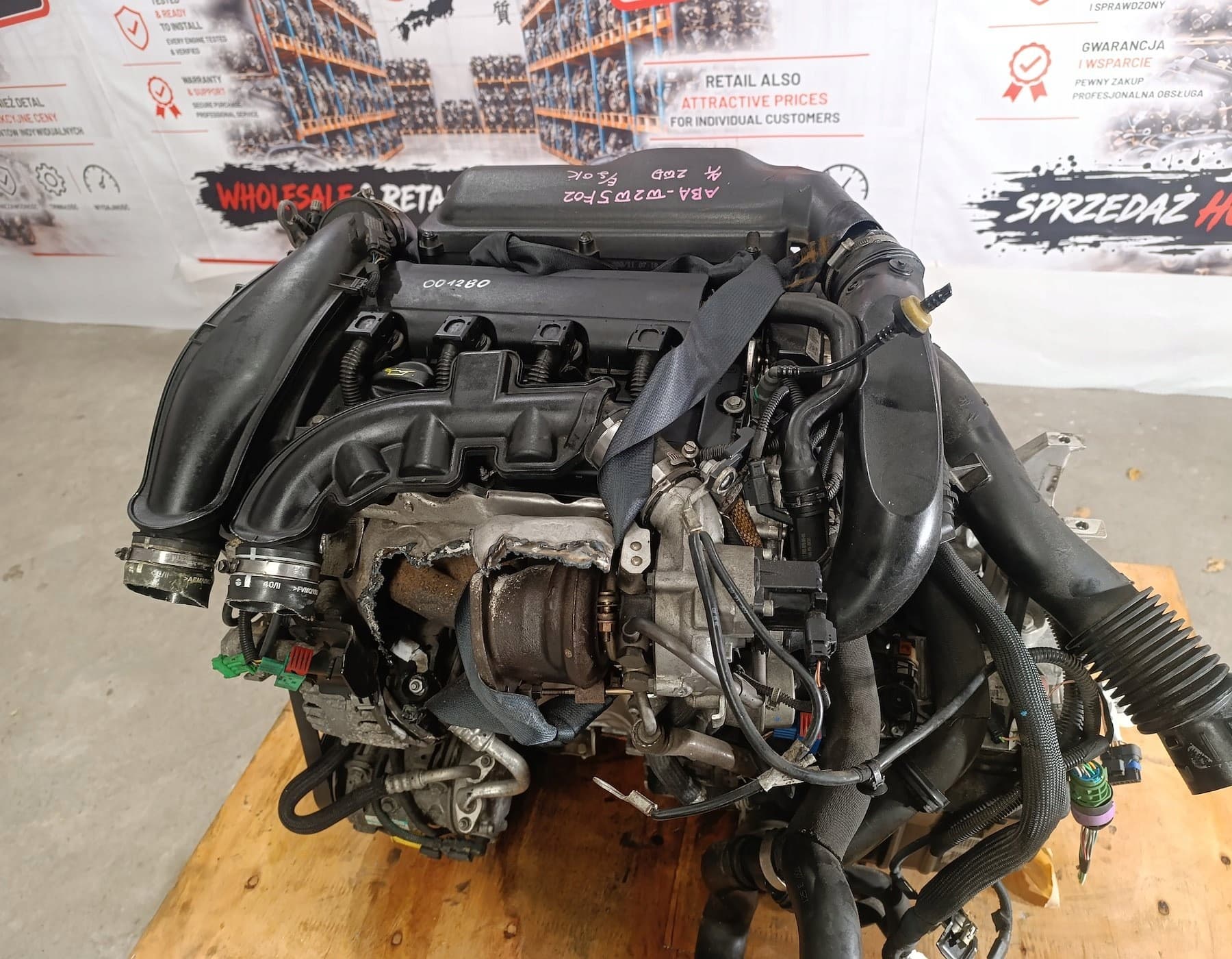 Motor de gasolina Peugeot 508 1.6 Thp 5F02 10FJBX 2011 usado