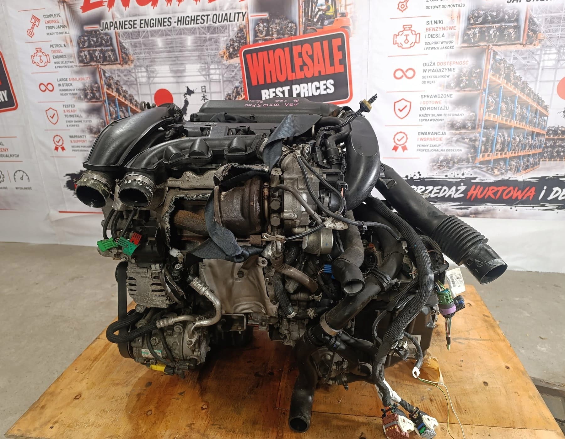 Motor de gasolina Peugeot 508 1.6 Thp 5F02 10FJBX 2011 usado 2