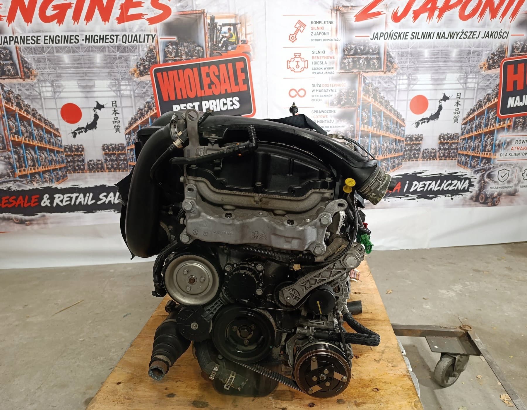 Motor de gasolina Peugeot 508 1.6 Thp 5F02 10FJBX 2011 usado 5
