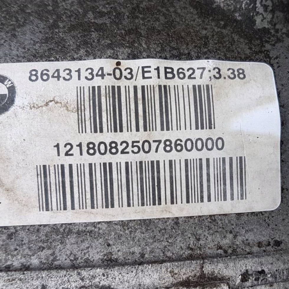 Diferencial trasero BMW X3 G01 X4 G02 8643134 3.38 usado 3