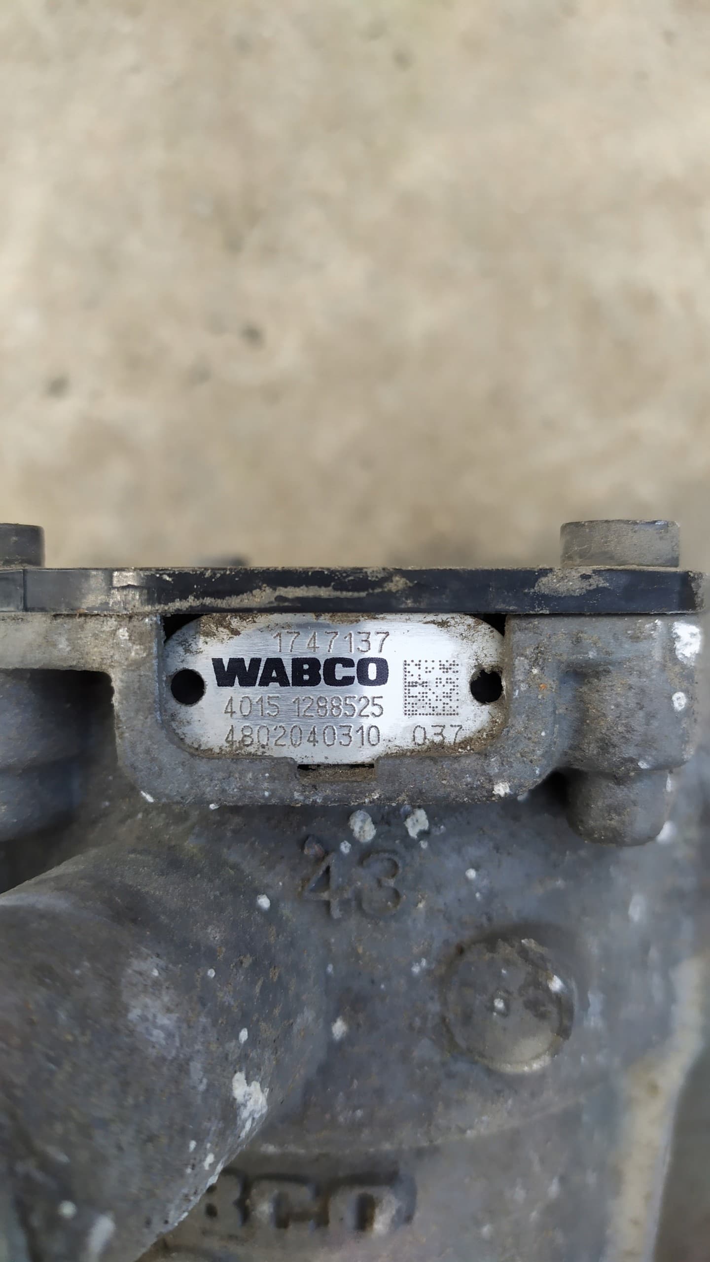 Válvula Ebs Wabco 4802040310, Daf 106 1747137 nuevo 6