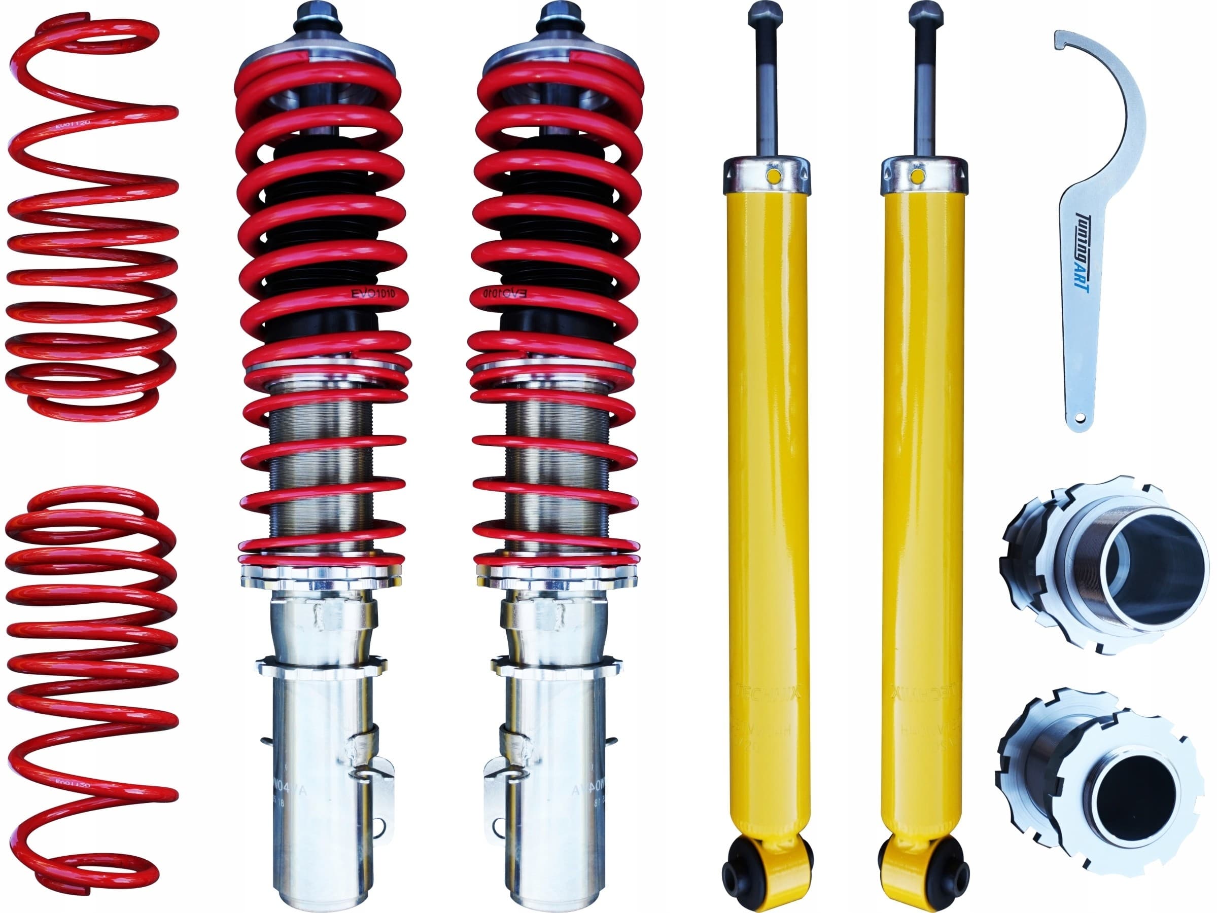 Suspensión roscada VW Golf 4 Bora conectores nuevo 8