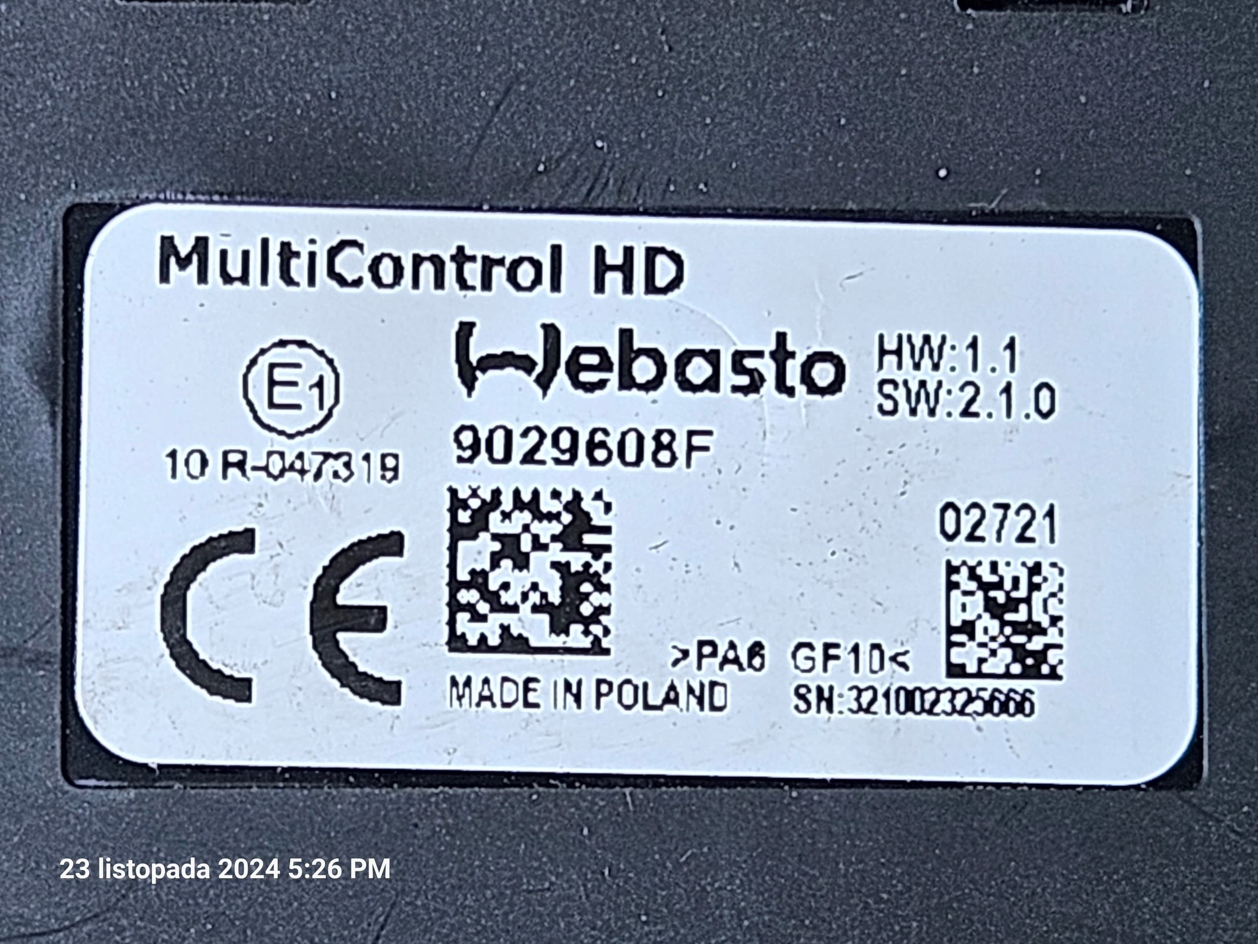 Webasto Air Top 2000 Stc 12V - diésel, set 2021 Multicontrol HD usado 10