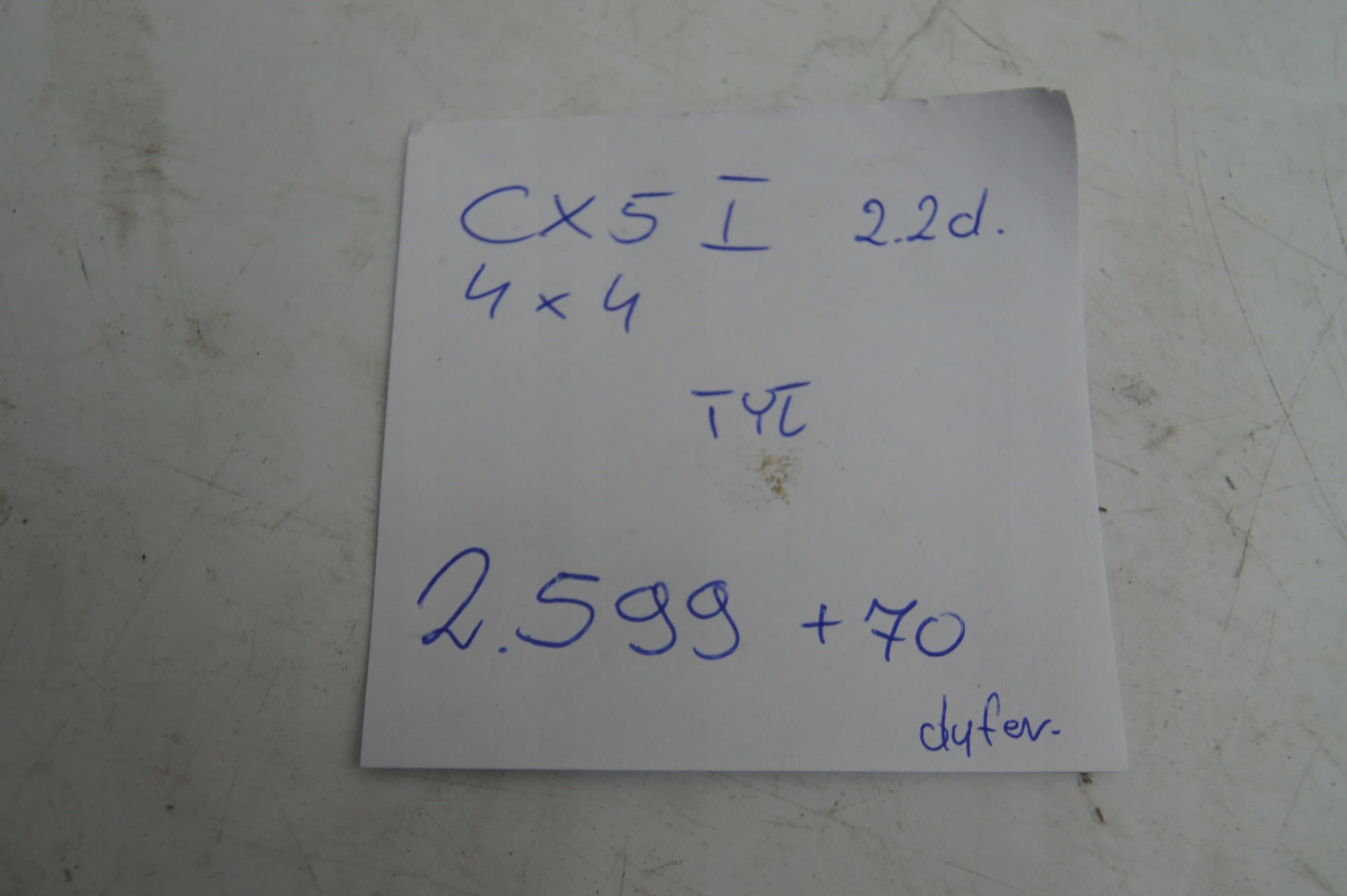 Diferencial trasero puente Mazda CX5 I 2.2d Automático 4x4 usado 9