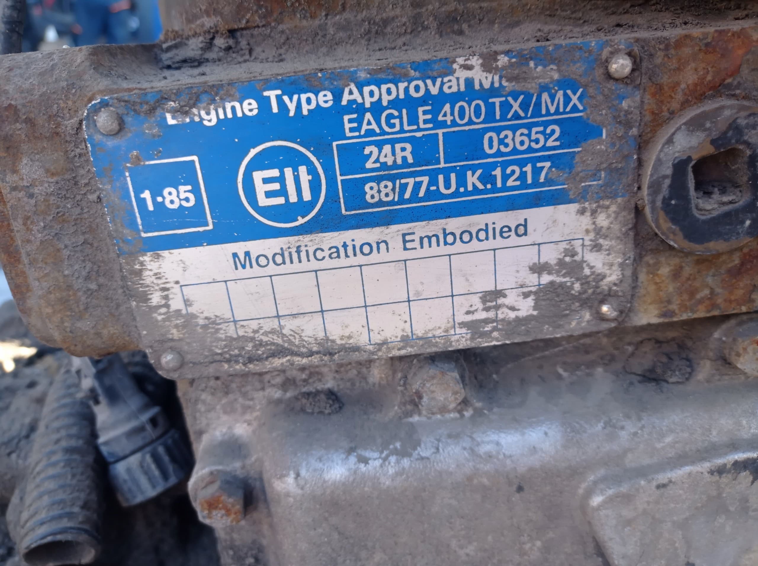 Motor Perkins Eagle 400TX usado 7