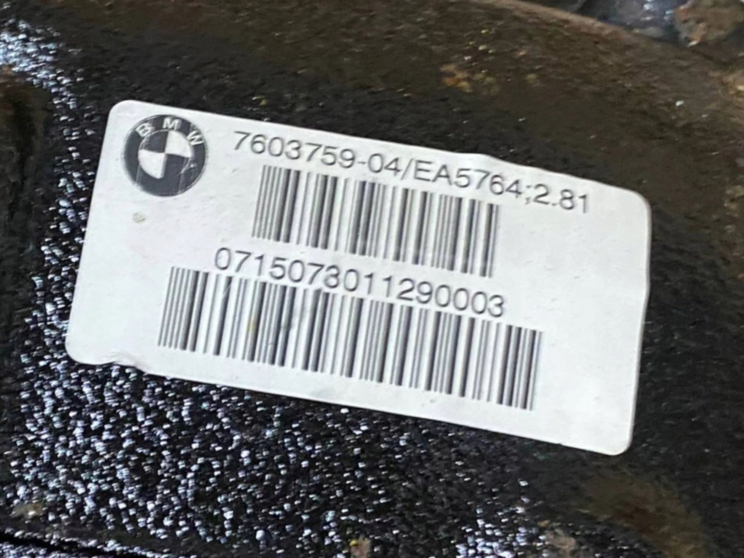Diferencial Trasero BMW Serie 4 OEM 33107603759 usado 2