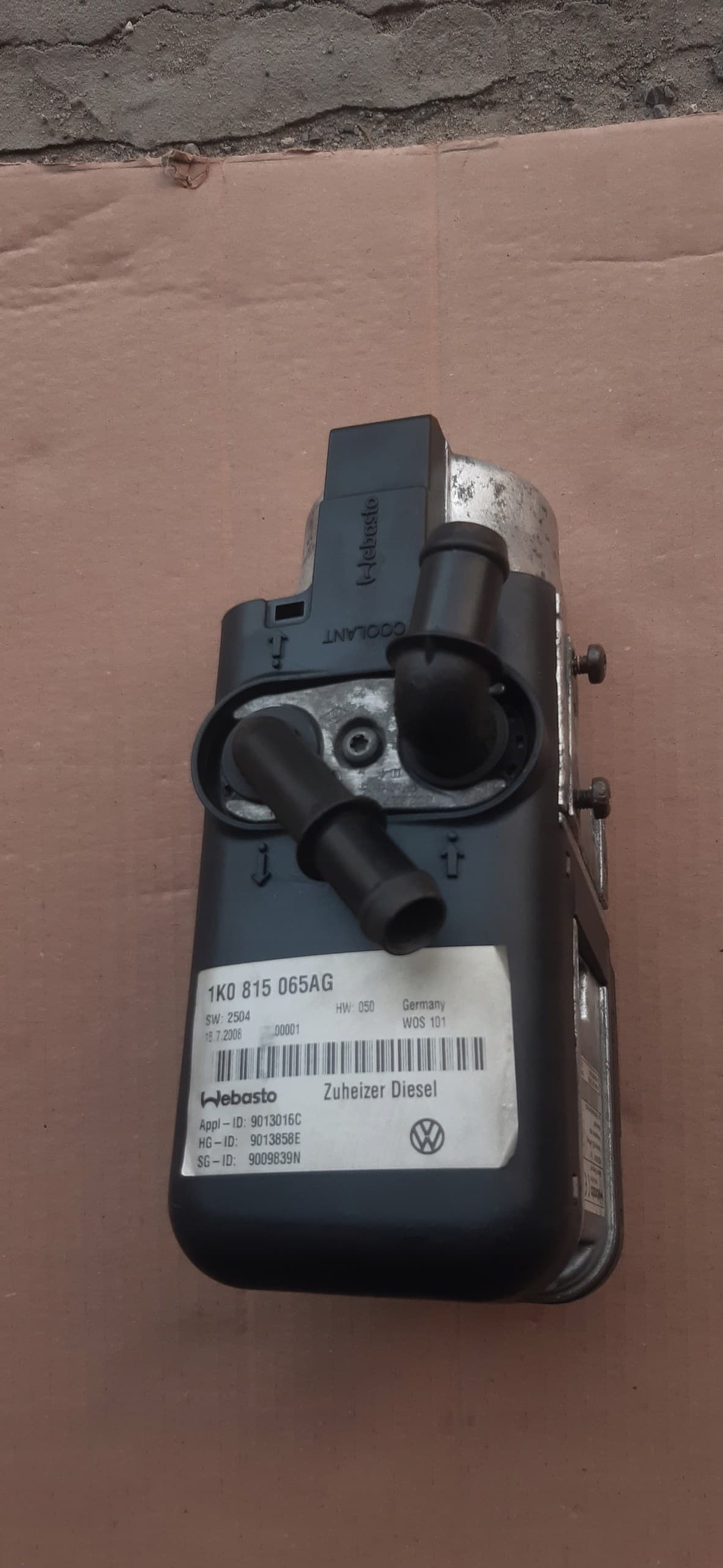 Calefactor Webasto Diesel Termo Top V calentador auxiliar usado