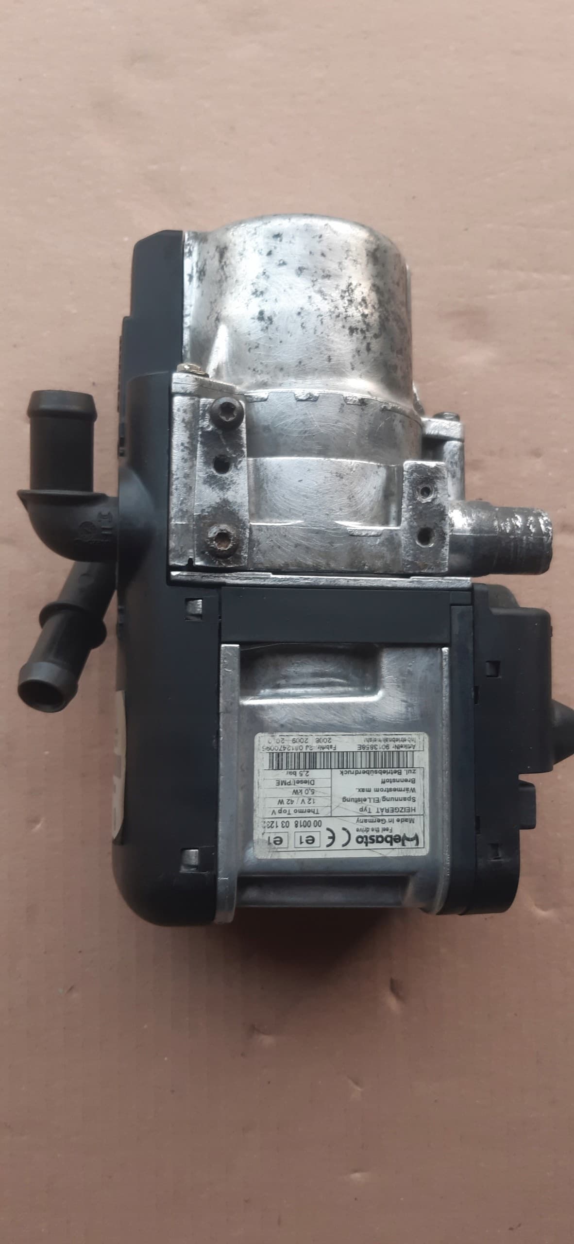 Calefactor Webasto Diesel Termo Top V calentador auxiliar usado 2